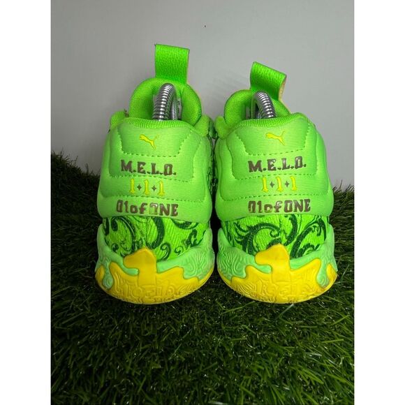 Puma MB.01 Melo Neon Green Volt Yellow Basketball Shoes Men’s Size 6 main image 5